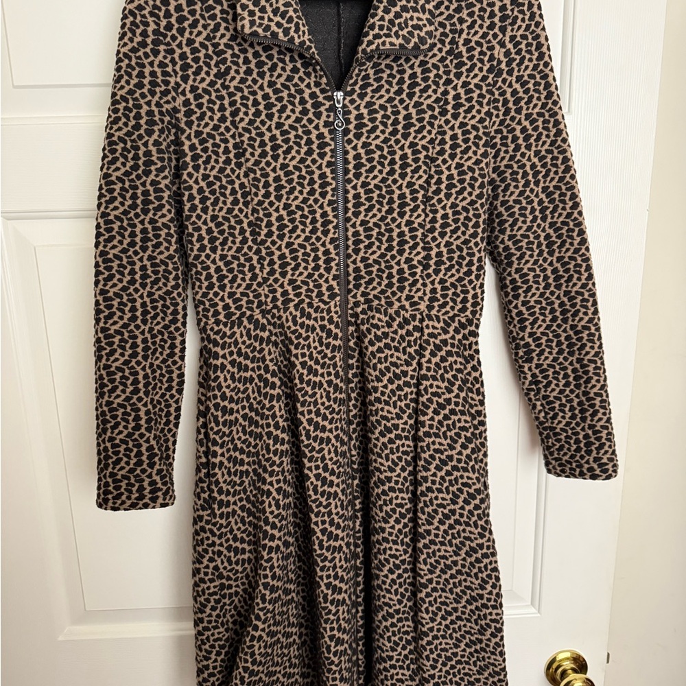 Leopard Print double Zip-Up jacket 🧥 - image 1